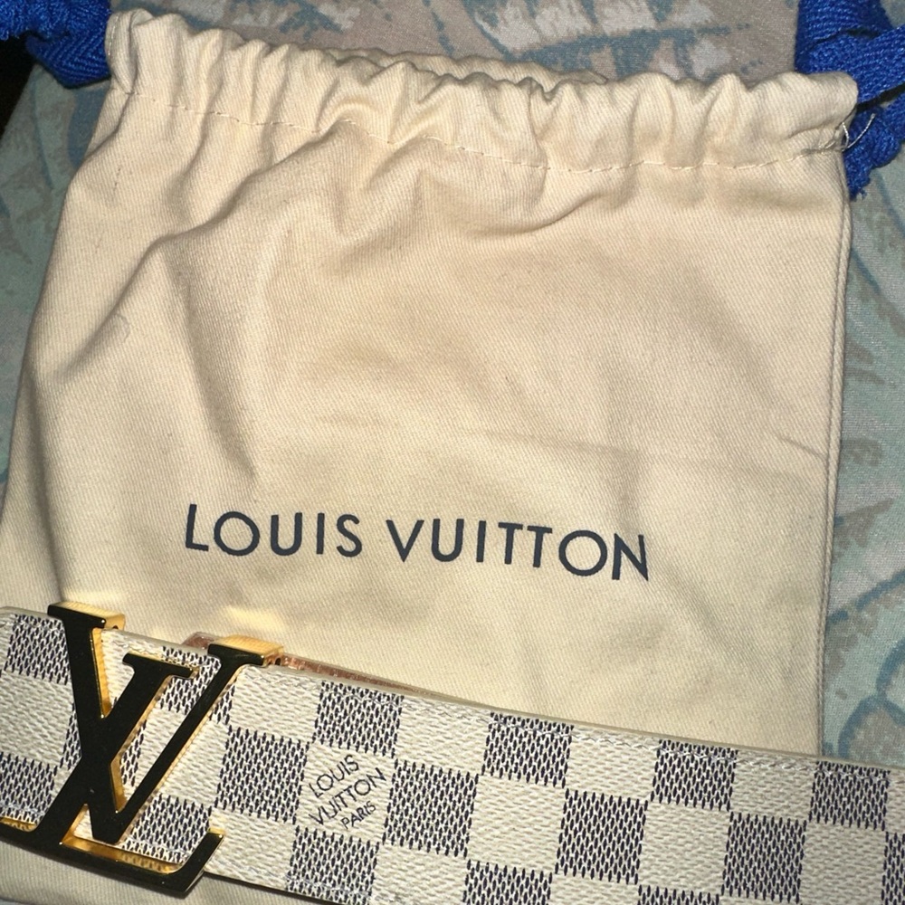 Louis Vuitton Damier Azur M9609 Men Belt